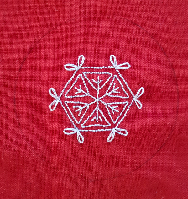 How to finish an embroidery or quilt block as an ornament | DevotedQuilter.blogspot.com