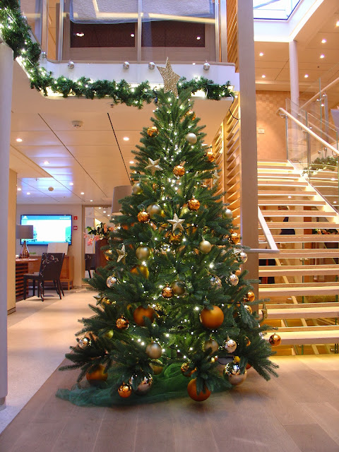 A very Merry Viking Christmas to all! Christmas tree in the Viking Skadi lobby.