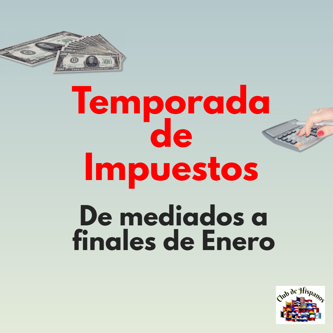 IRS anunció el día para las declaraciones de impuestos