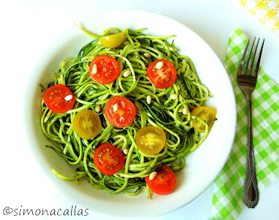 Zucchini noodles Taitei din zucchini paste de post care nu ingrasa diabet fara gluten