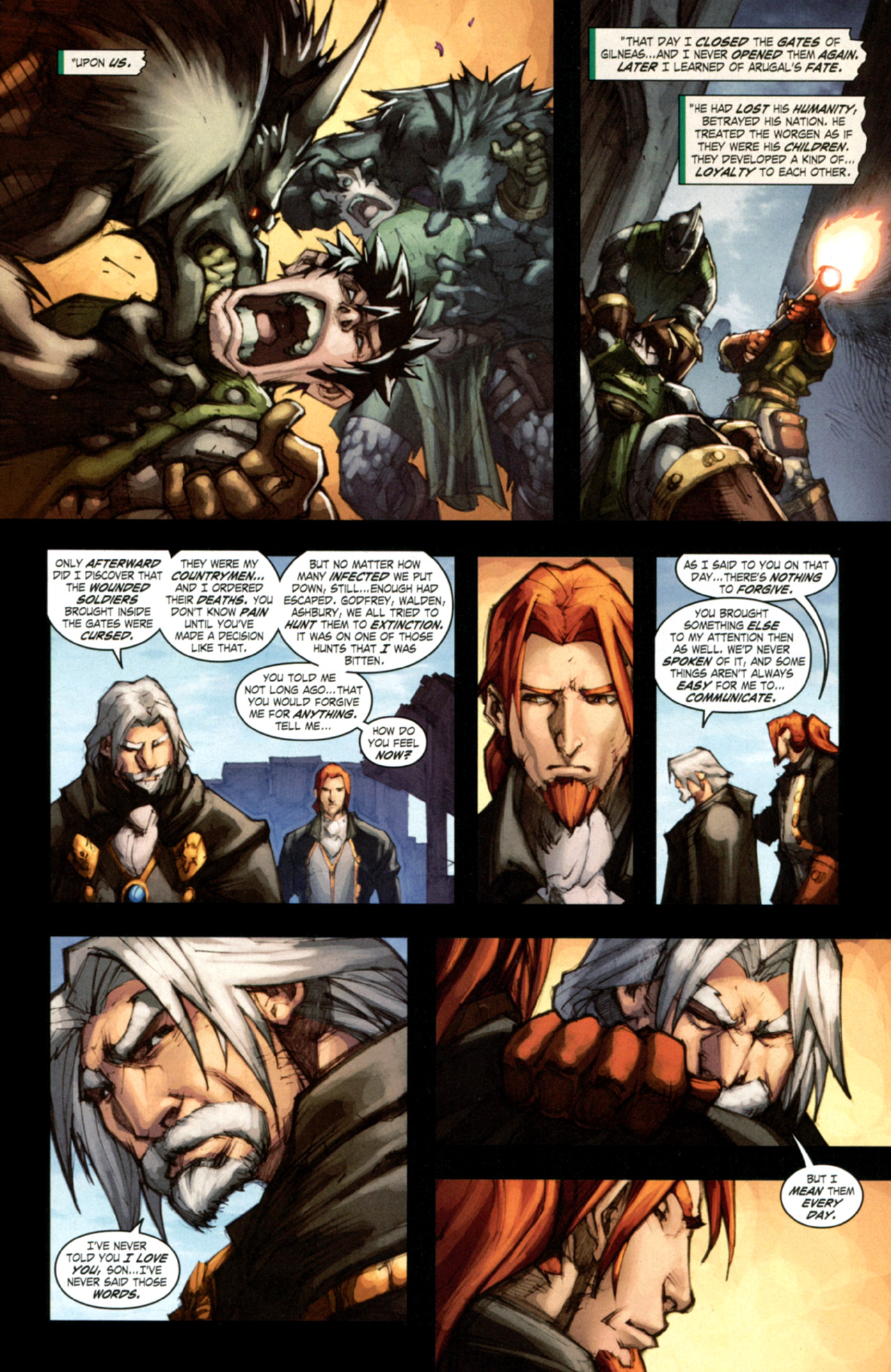 Read online World of Warcraft: Curse of the Worgen comic -  Issue #5 - 29