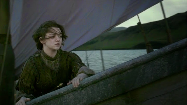 HBO Game of Thrones s04e10: Arya leaving Westeros