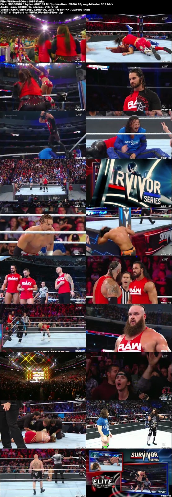 WWE Survivor Series 2018 PPV 780pDownload Wwe full