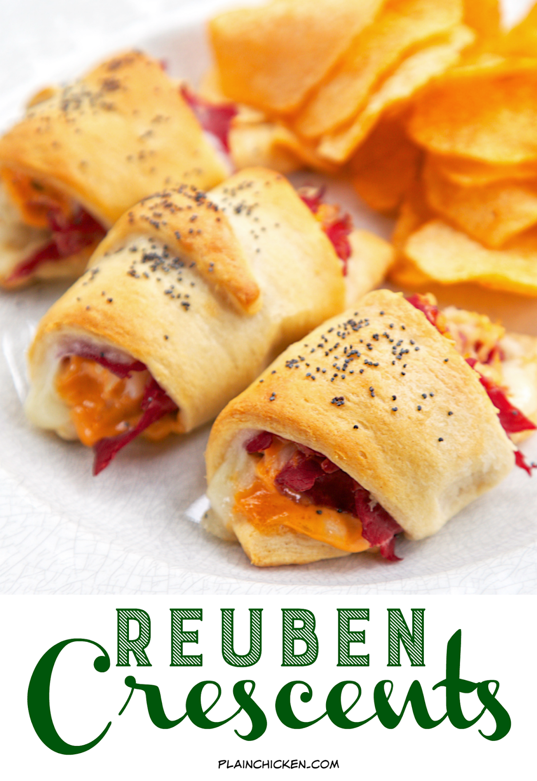 Reuben Crescents Plain Chicken