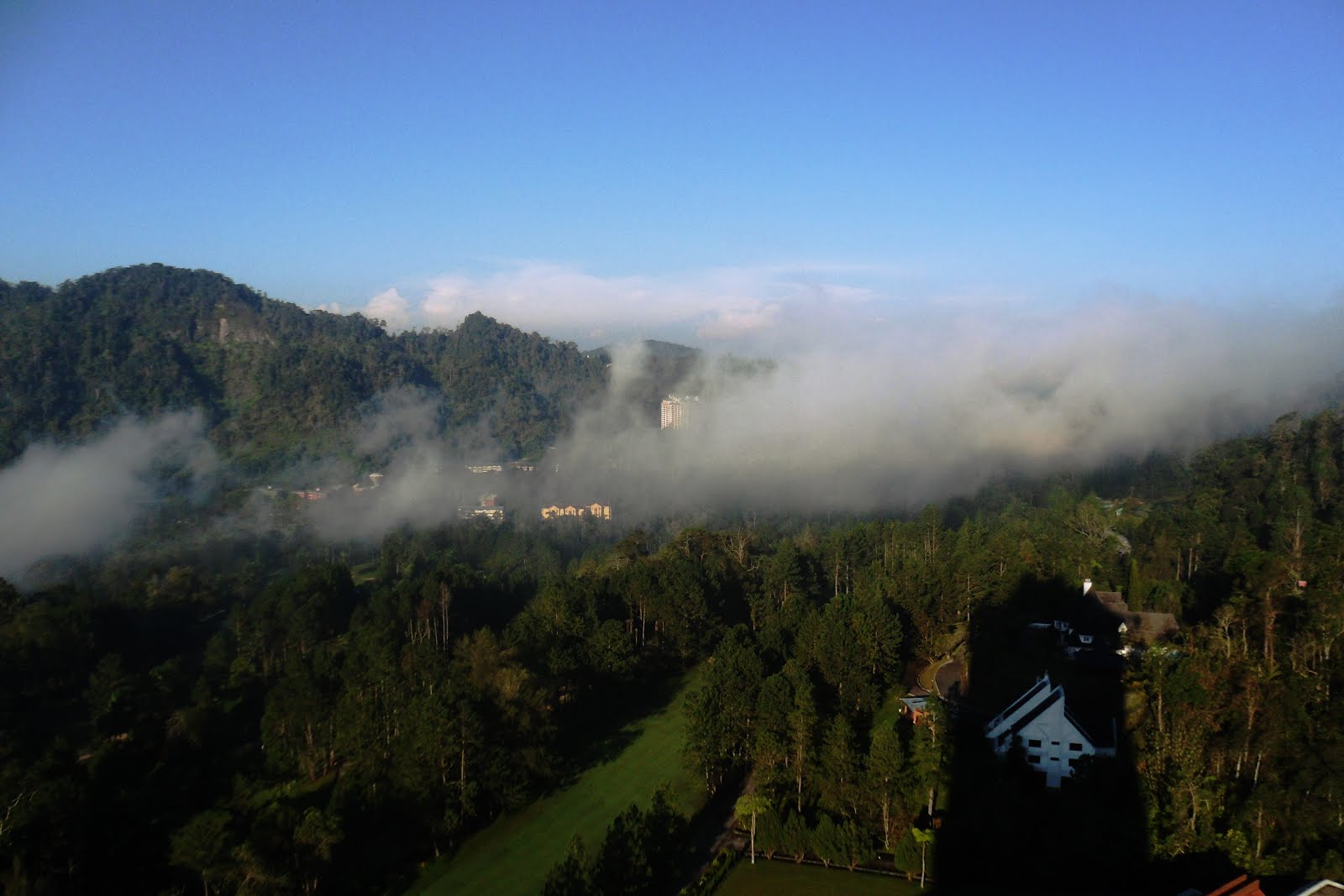admiring Genting in the morning