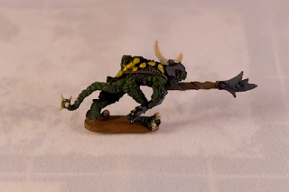 Lizard Spearman 20mm - Back Lizard Spearman - Back