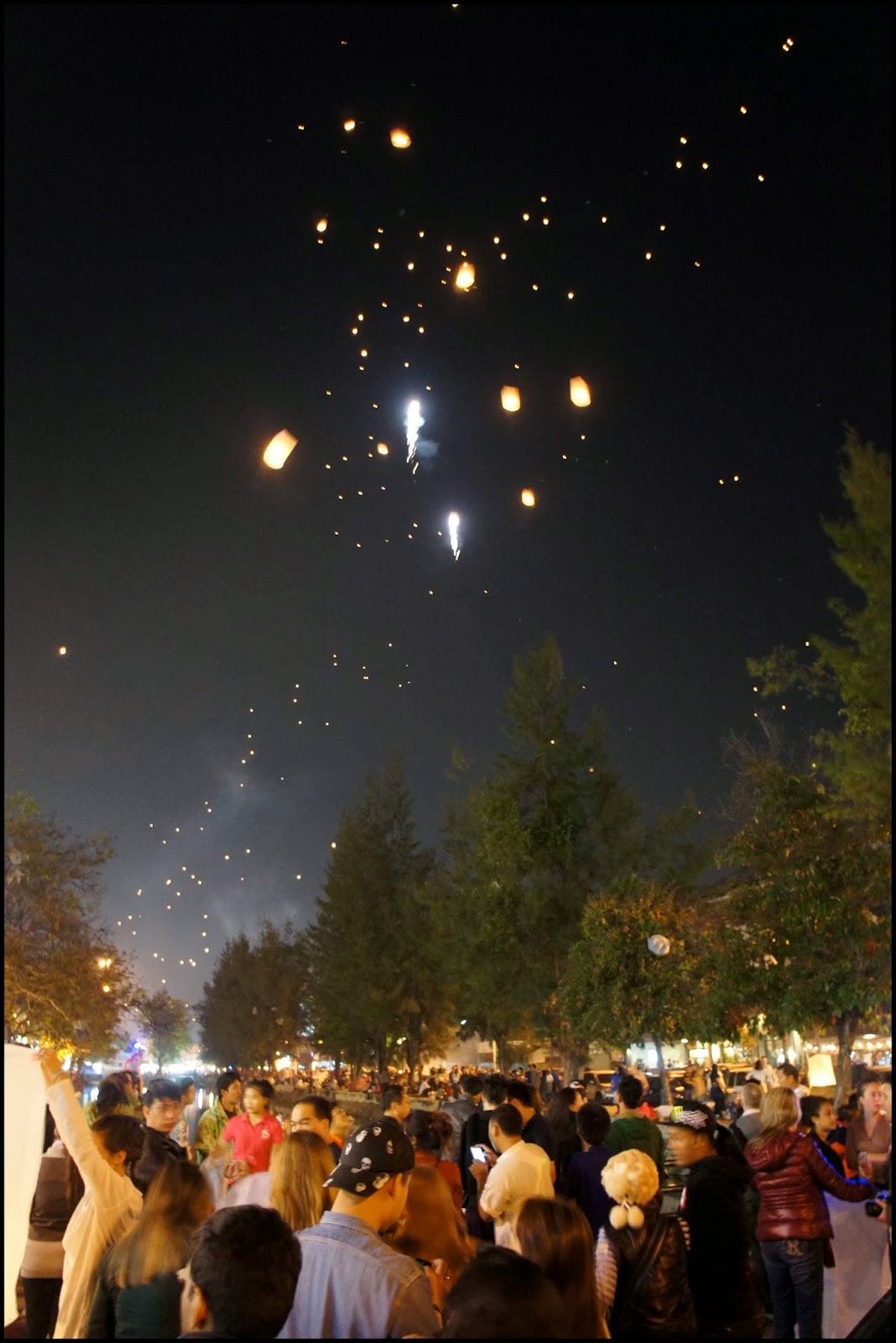 Chiang Mai Sky Lantern New Year's Eve