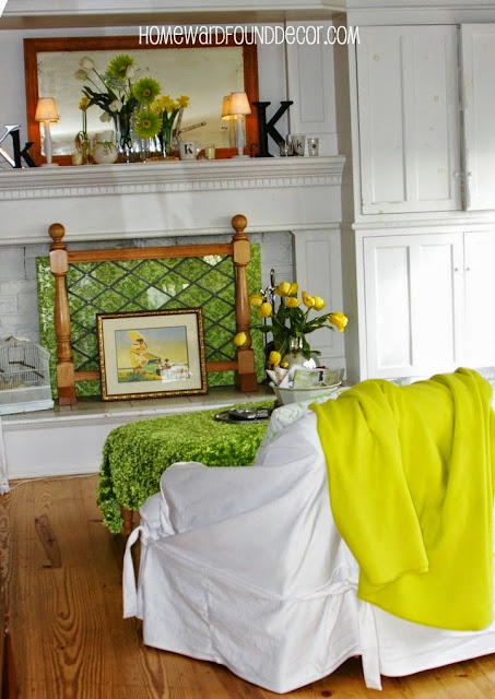 touches of green add fresh style to your rooms and home in spring!