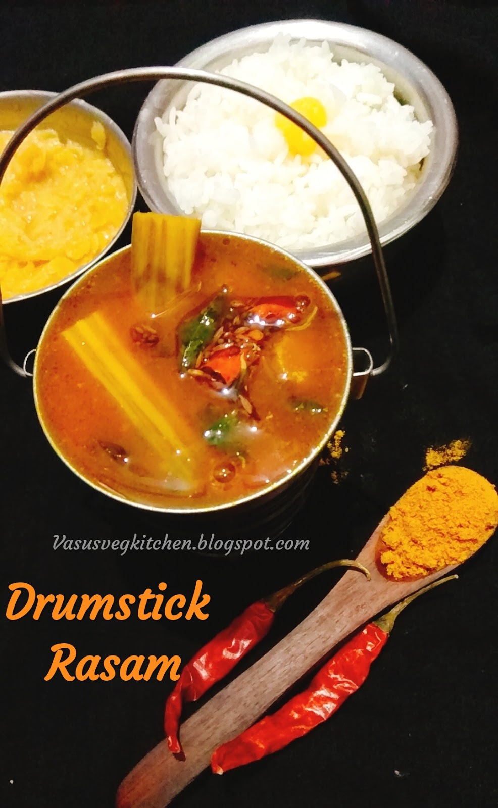 Vasusvegkitchen Drumstick Rasam, How to prepare drumstick rasam using