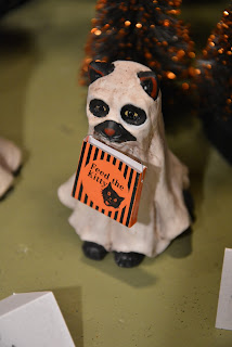 Ghost Cat, black cat dressed as a ghost for Halloween Trick or Treat