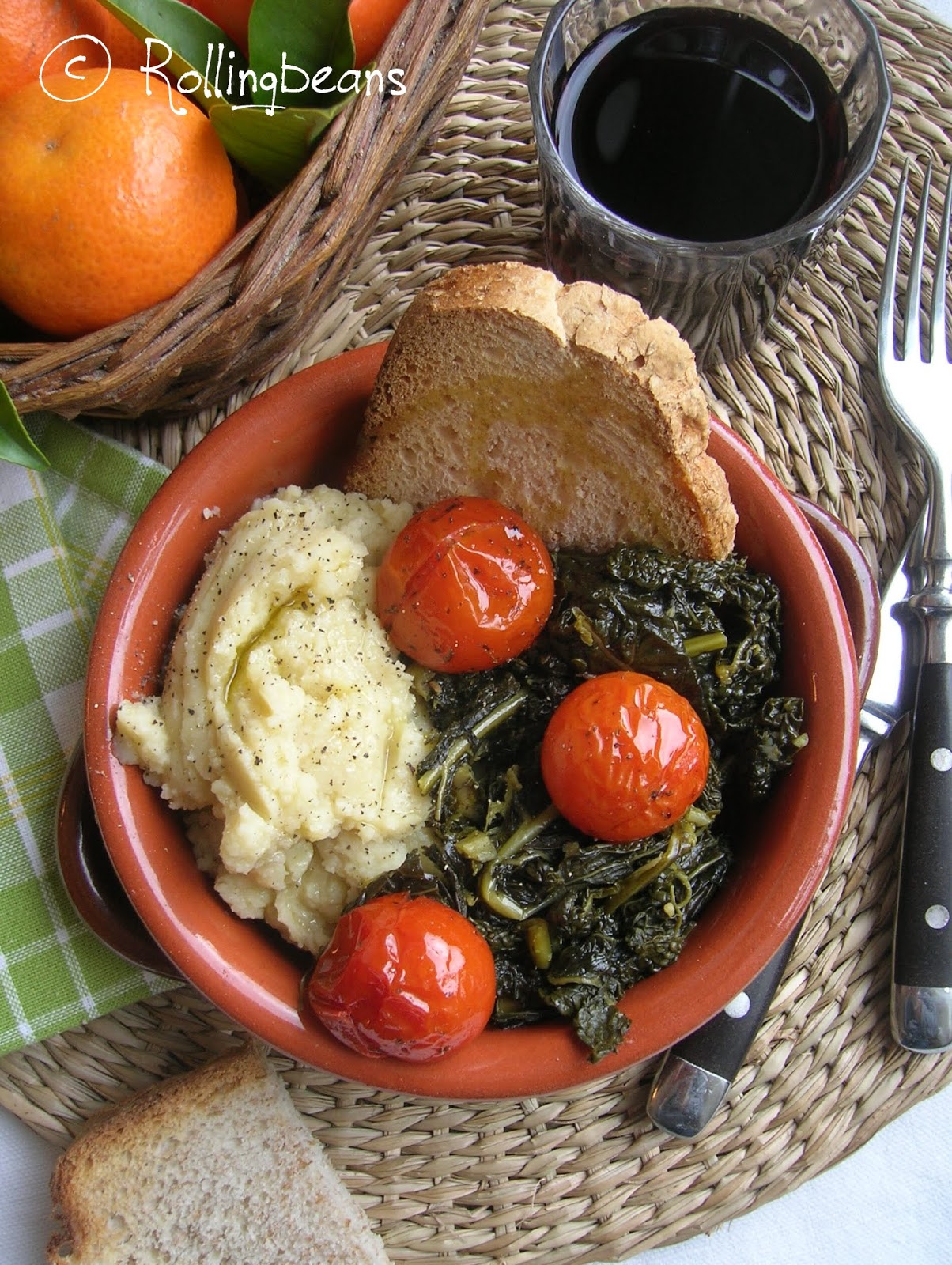 purè di fave con cavolo nero (vegan)