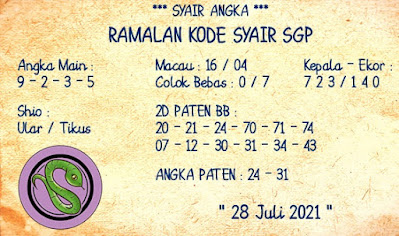 PREDIKSI singapura