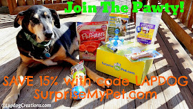Teutul thinks you should #JoinThePawty and SAVE 15% with code Lapdog at SurpriseMyPet.com #dogtoys #dogtreats #SurpriseMyPet #petbox #LapdogCreations ©LapdogCreations