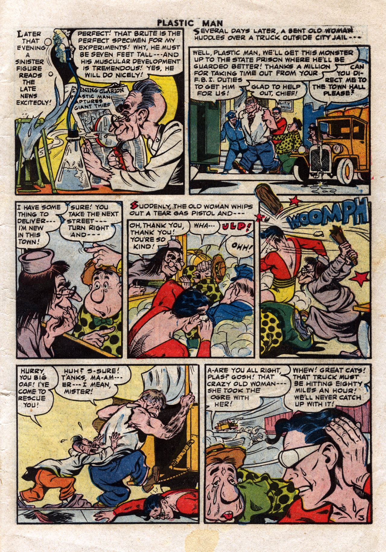 Read online Plastic Man (1943) comic -  Issue #45 - 5