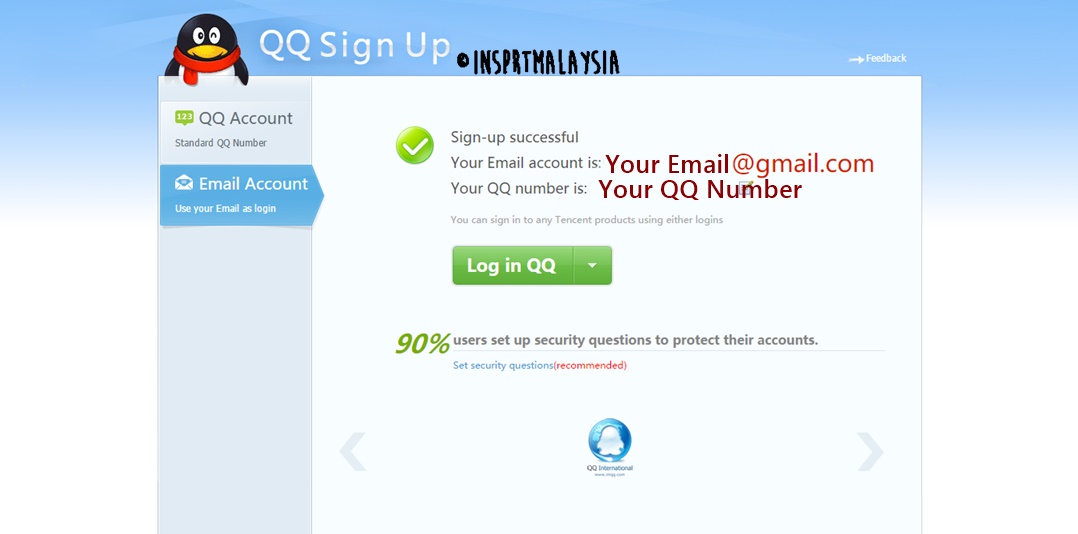 How to create QQ Account - InspiritMalaysia∞