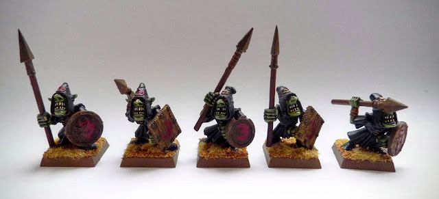 Night Goblin spear unit from Warhammer Fantasy Battle