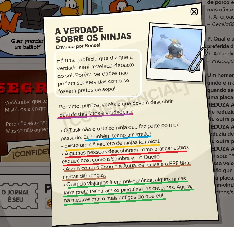 Desafio-Ninja, Wiki Club Penguin Brasil