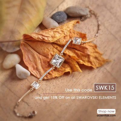 Swarovski Elements, bracelet, Acsentials