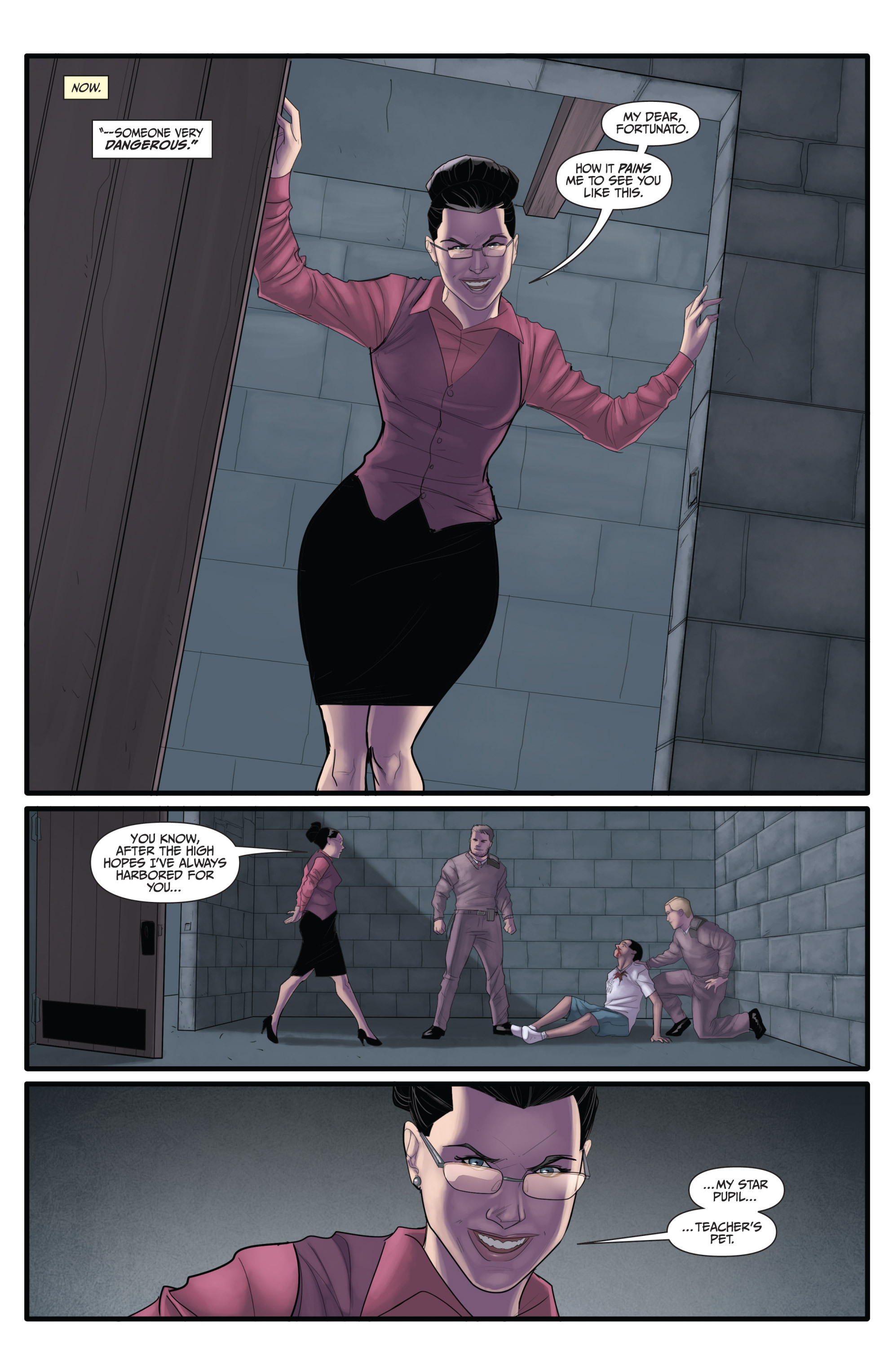 Read online Morning Glories comic -  Issue #35 - 11