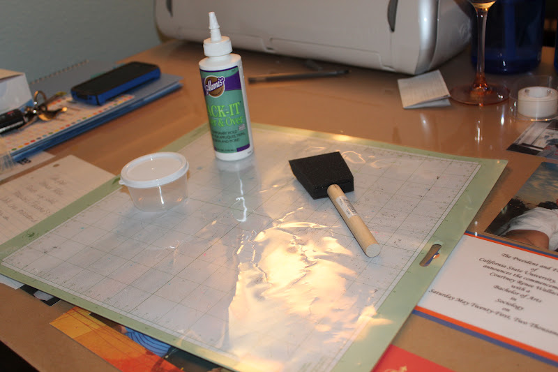 Her Kitchen and Crafts How to make your cricut mat sticky again....