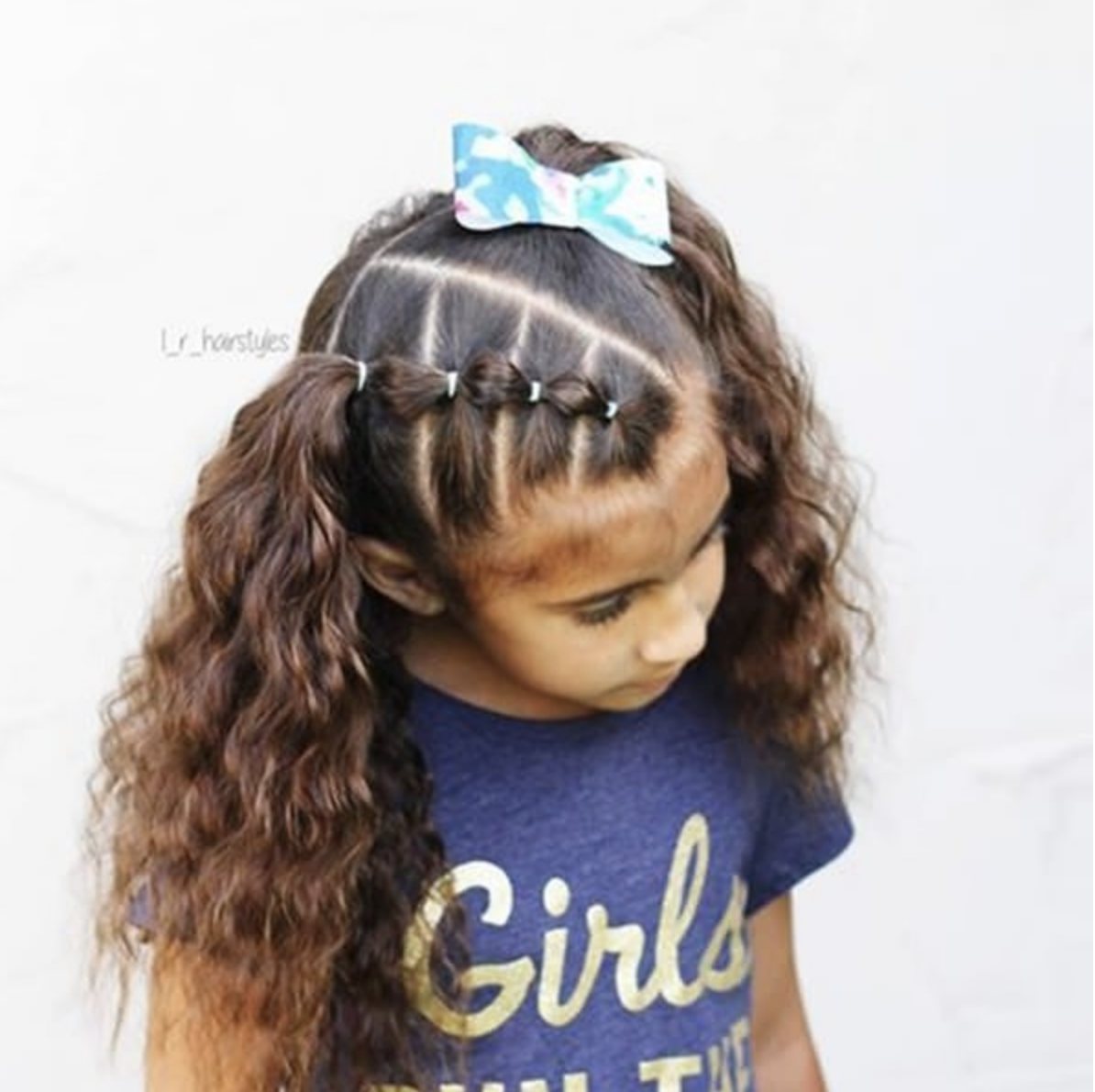 simple little girl braid hairstyles