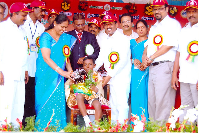 Sports Minister of Karnatak Golihatti Rajshekar