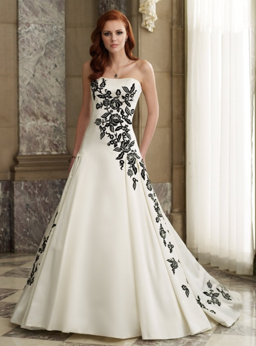 Black And White Wedding Dress Ideas - Wedding Accessories Direct