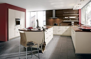 contemporary cream kitchen cabinets picture