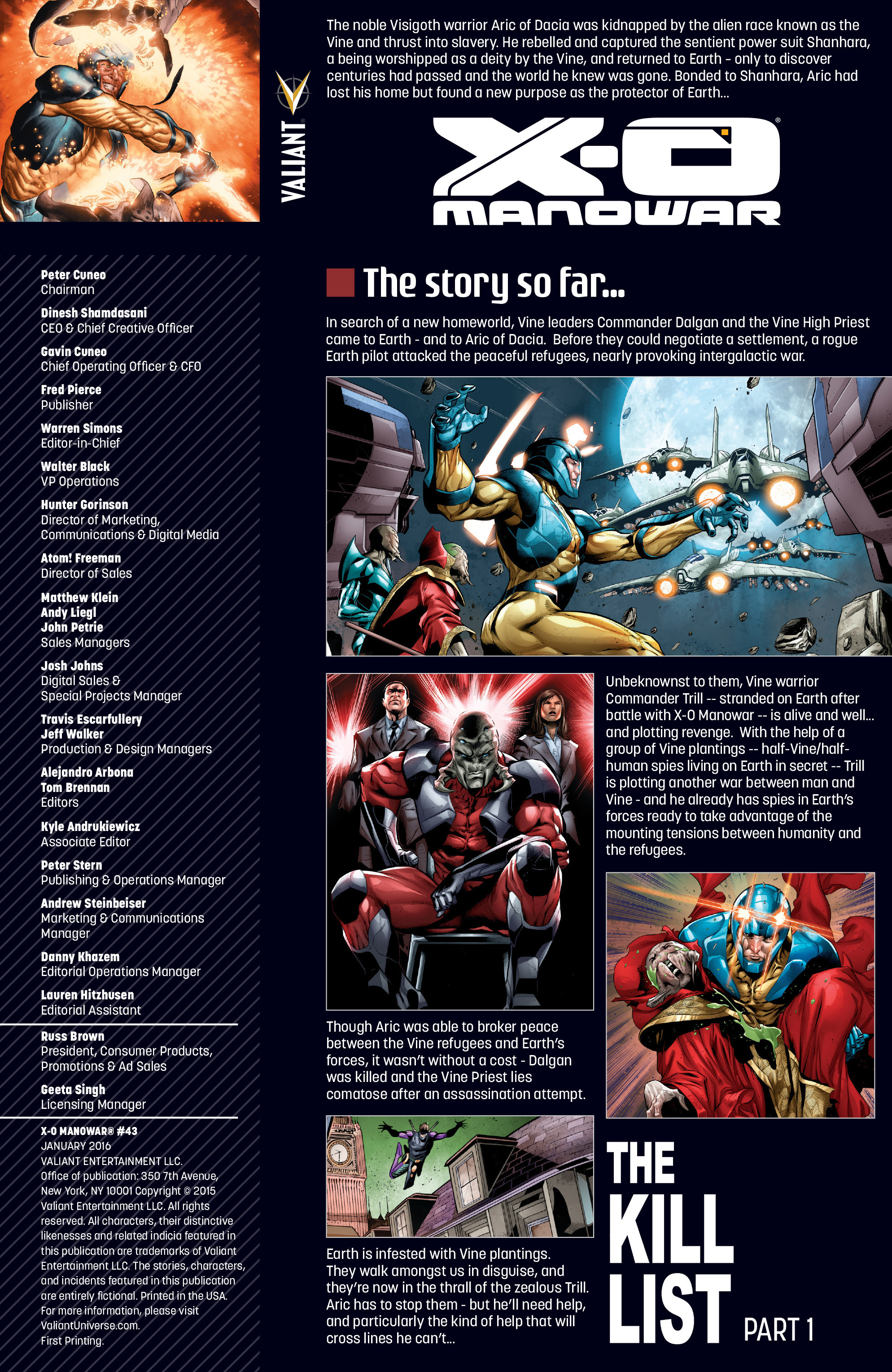 Read online X-O Manowar (2012) comic -  Issue #43 - 2