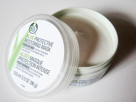 skilsmisse elektronisk Trolley Review: Body Shop Aloe Protective Restoring Mask | Do Want Makeup