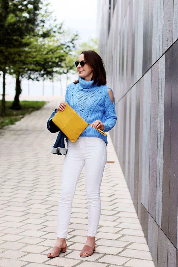 styling cut out shoulder sweater styling cut out shoulder sweater