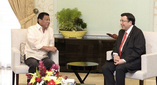 Duterte meets with Iglesia Ni Cristo’s leader Ka Eduardo Manalo.
