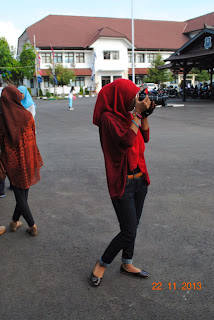 alifa rahmania : mona hadromi hunting balaikota tegal