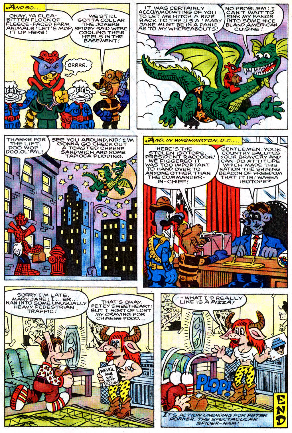Read online Peter Porker, The Spectacular Spider-Ham comic -  Issue #16 - 18