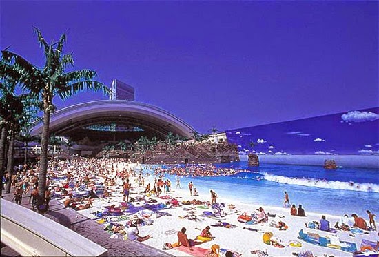 Seagaia Ocean Dome - Praia artificial indoor