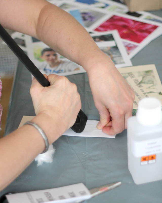 Schaeresteipapier Workshop Nr 2 Zum Thema Bildtransfer