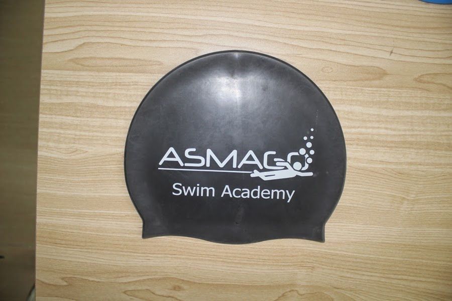 poqswim Asmaco swim academy swim caps produced by POQSWIM