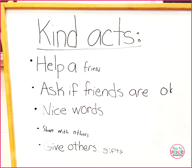 Being able to show other people kindness is an important life skill which is often very difficult for students with disabilities- especially students with autism. Here are some ideas for helping students to understand the concept and put it into action.
