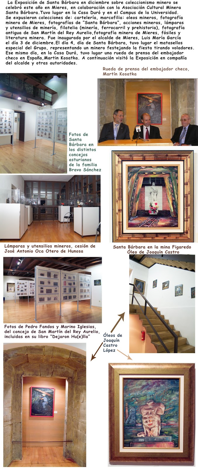 Exposición en Mieres, Grucomi, 2004