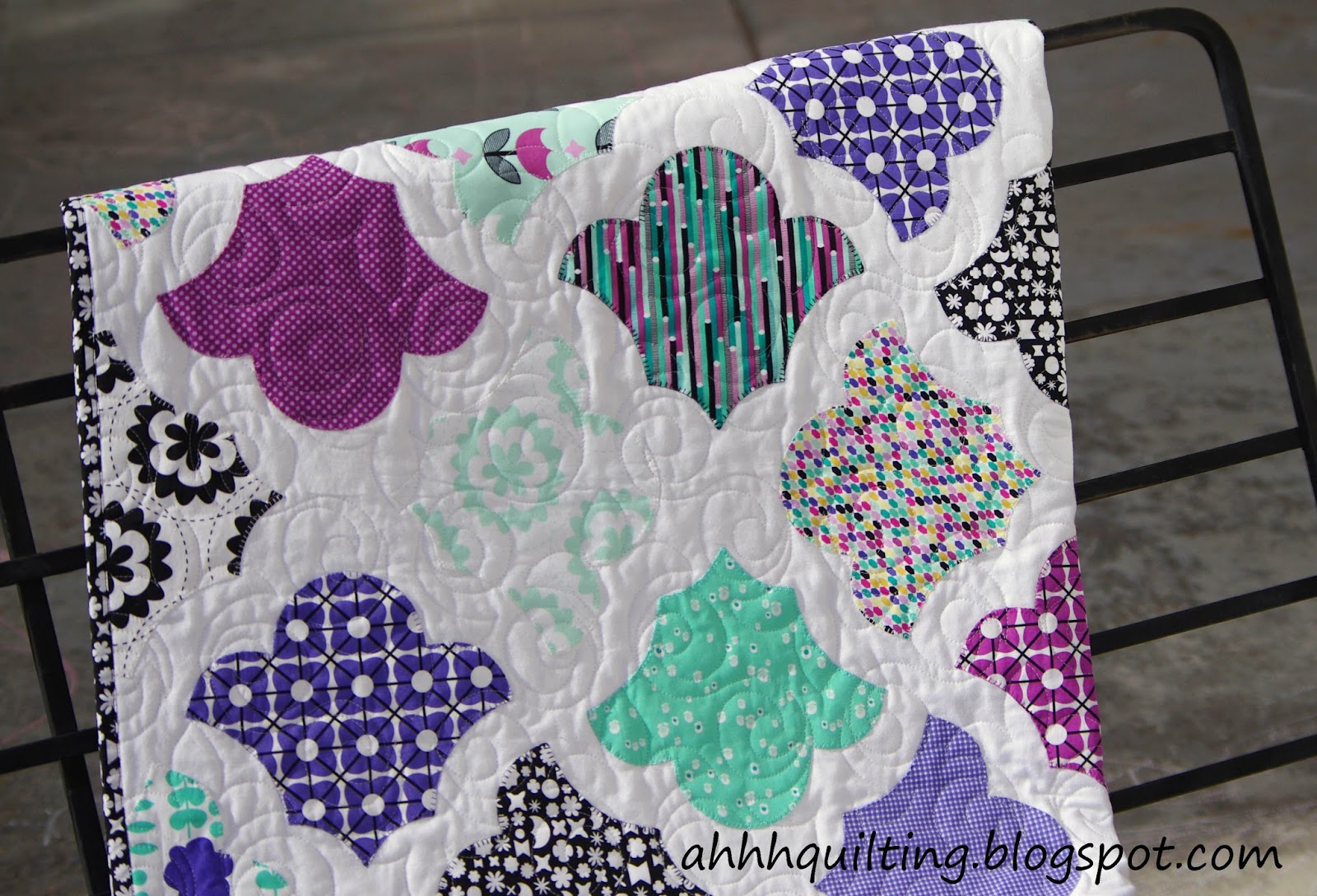 Geometric Bliss Quilt Ahhh...Quilting