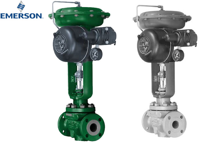 Emerson Nuclear Flow Controls convert the signal to a proportional