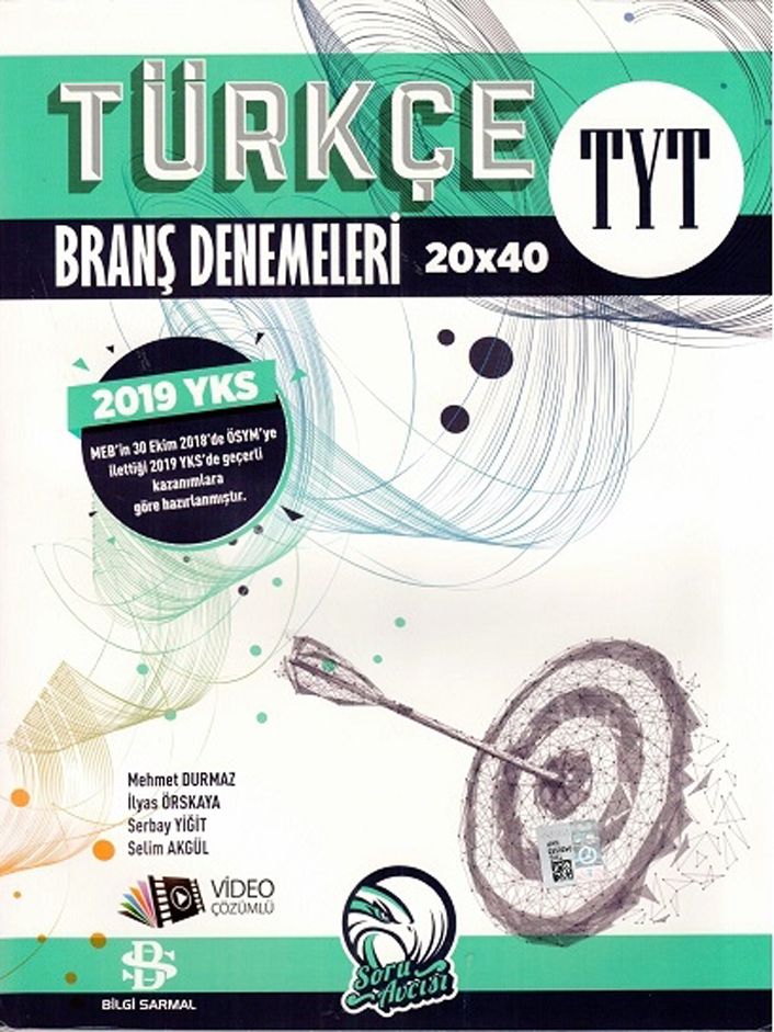 Bilgi Sarmal TYT 20 Türkçe Denemeleri PDF indir
