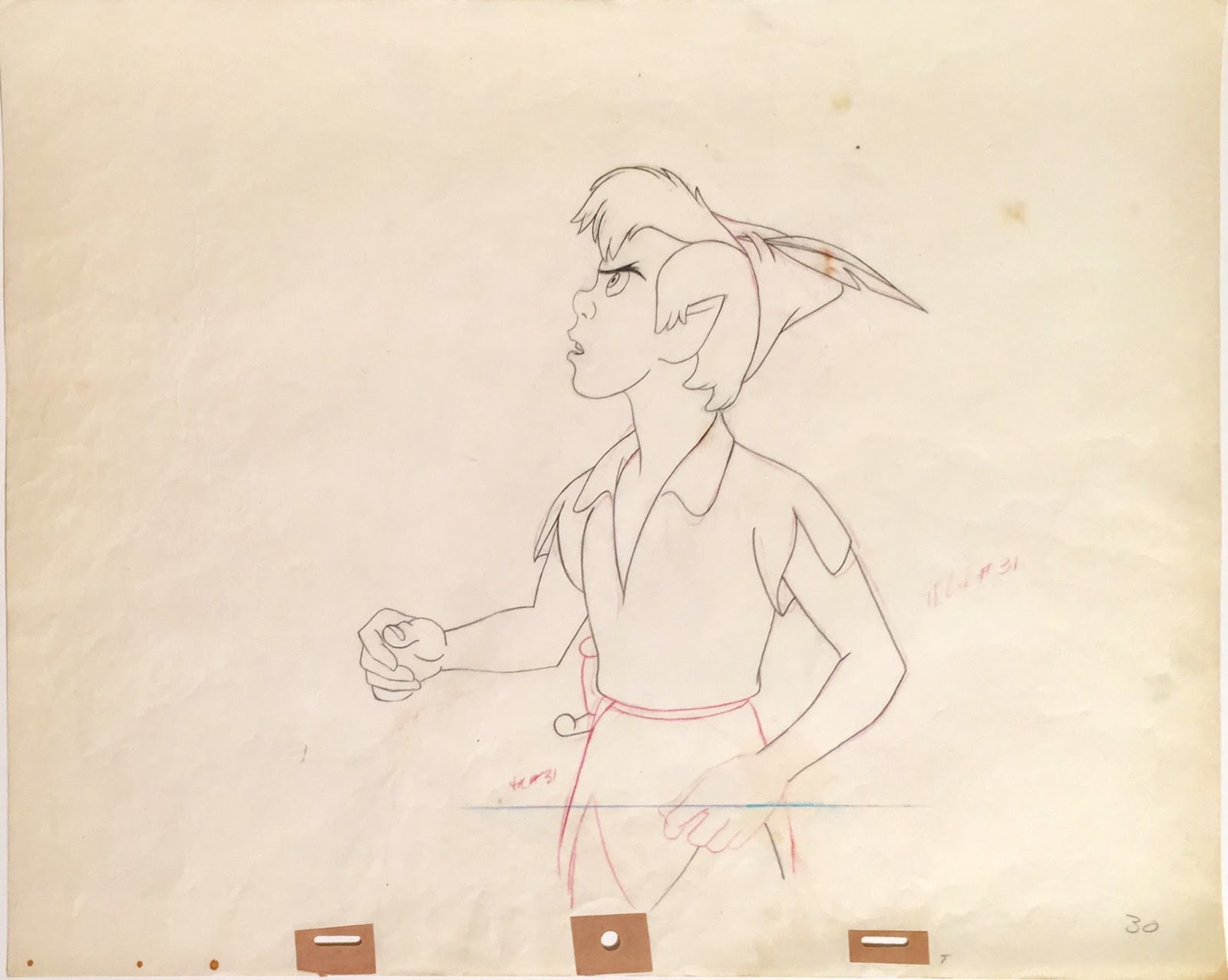 Animation Collection: Original Production Animation Drawing of Peter ...