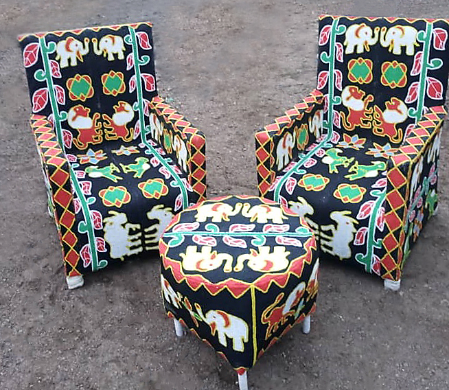 AFRICAN FURNITURE & DECOR│HAND BEADED African furniture, African decor, Furniture