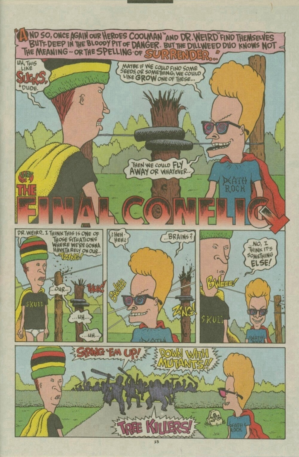 Read online Beavis and Butt-Head comic -  Issue #8 - 23