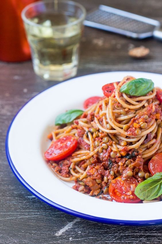 Spaghetti and Lentil Bolognese How to Cakes Recipes
