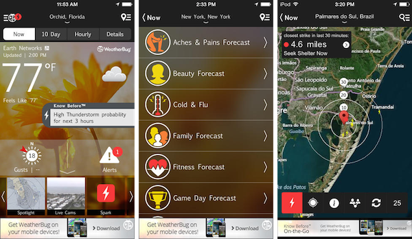 Weather Bug iphone app download