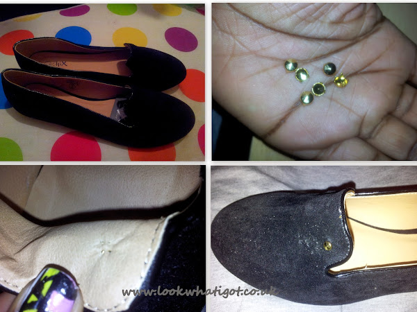 Look What I Made:001 D.I.Y Studded Loafers(Topshop Vectra Style)