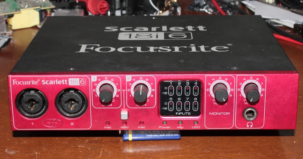 Khron's Cave: #43 Focusrite Scarlett 18i6 teardown