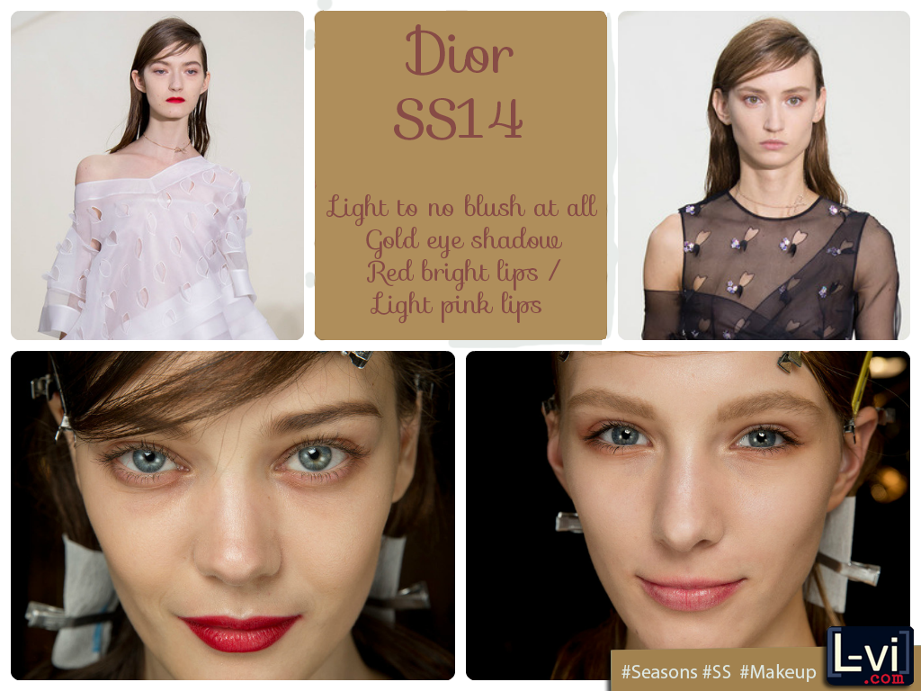 SS14 Makeup: Dior    L-vi.com